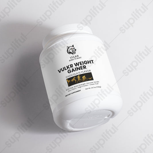 VULKR WEIGHT GAINER (Chocolate) — Build Size & Strength for Fighters | VULKR Born to Hunt