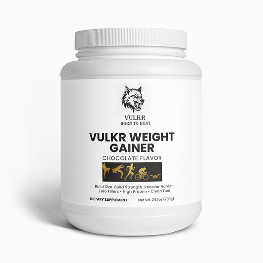 VULKR WEIGHT GAINER (Chocolate) — Build Size & Strength for Fighters | VULKR Born to Hunt