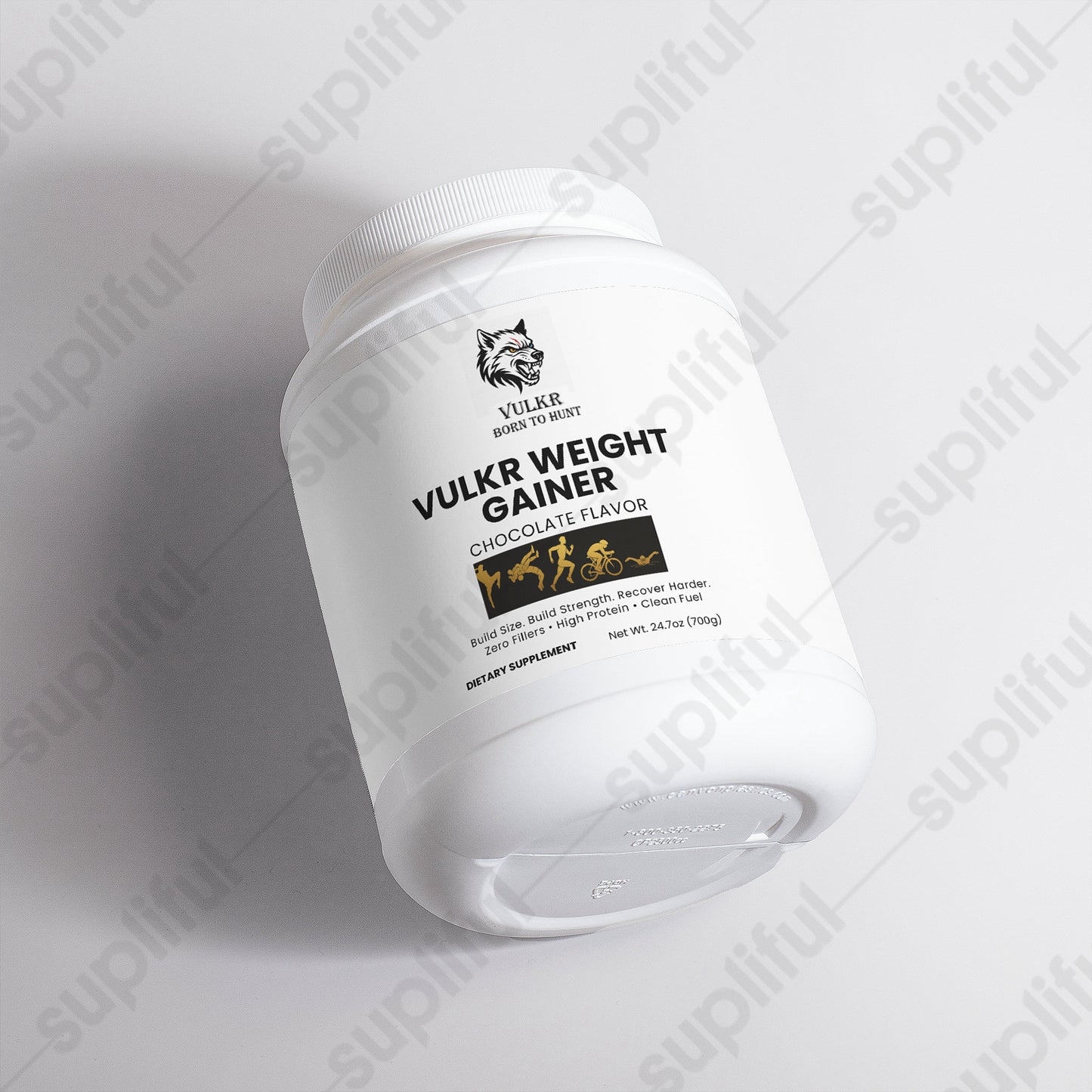 VULKR WEIGHT GAINER (Chocolate) — Build Size & Strength for Fighters | VULKR Born to Hunt