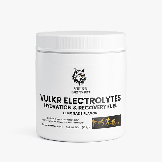 “VULKR ELECTROLYTES — Hydration & Recovery Fuel for Fighters | VULKR Born to Hunt” (Lemonade)