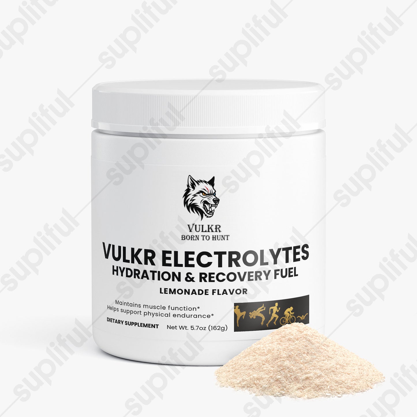 “VULKR ELECTROLYTES — Hydration & Recovery Fuel for Fighters | VULKR Born to Hunt” (Lemonade)