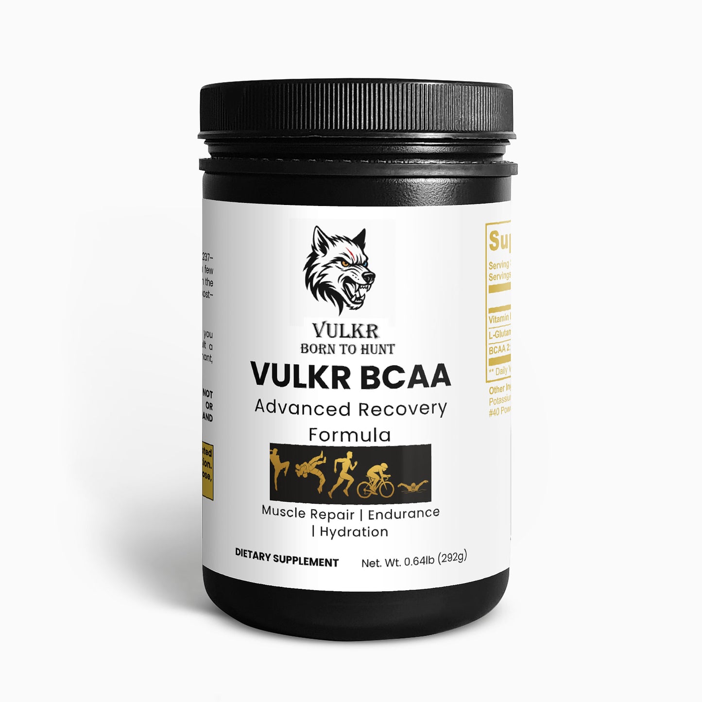 “VULKR BCAA — Muscle Repair & Endurance Fuel for Fighters | VULKR Born to Hunt”